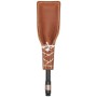 LEATHER SLAP Beater, Heavy Nylon Brush, Leather over Blade Brush, Heavy (for bass drum or cajon)
