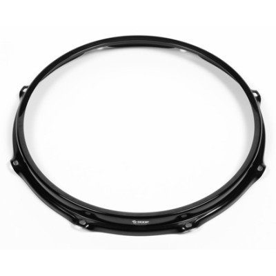 14" 8 Hole BLACK  PC/Steel S-Hoop