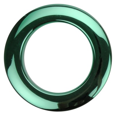 2" Green Chrome Drum O's/Tom Ports (2 Pack)