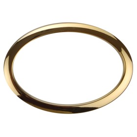 6" Brass Oval