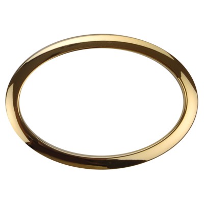 6" Brass Oval