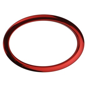 6" Red Oval