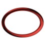 6" Red Oval