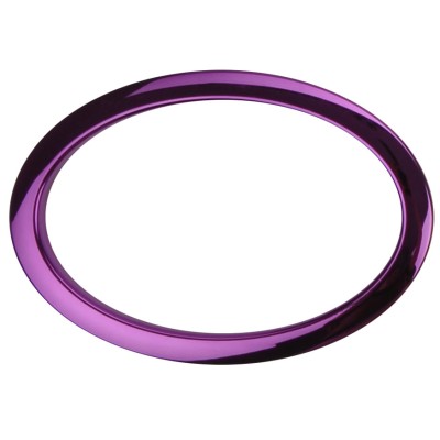 6" Purple Oval