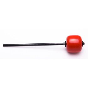 BASS DRUM PEDAL BEATER - Red Hard Wood, Black Shaft