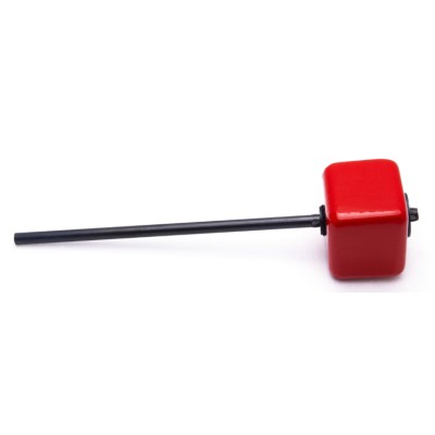 J.R. ROBINSON RED Hard Wood-Square Beater, Black Shaft