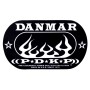 DOUBLE KICK BASS DRUM IMPACT PAD- Flame