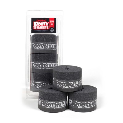 Booty Shakers- Black, Foam Floor Tom Isolation Feet, Pack of 3