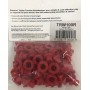 100 Pack Nylon Tension Rod Washers - Red
