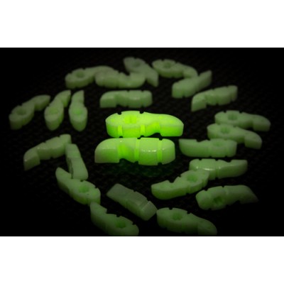 Tuner Fish Lug Locks Glow In The Dark 8 Pack