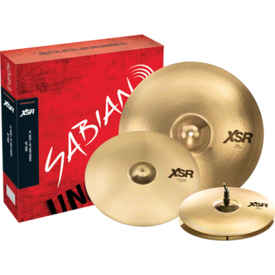 SABIAN XSR Performance Set. Hit-Hat 14", Crash 16" Fast, Ride 20"