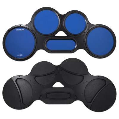 S-Hoop Chaves Tenor Pad, 4/5/6 Combination w/BLUE Gum Surfaces, BLACK S-HOOPS