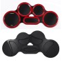 S-Hoop Chaves Tenor Pad, 4/5/6 Combination w/BLACK Gum Surfaces, RED S-HOOPS