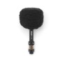 BOOM Beater, Black Fleece over High Density Felt Cylinder on Black Shaft (Daru Jones Signature Model)