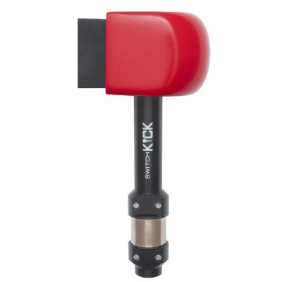 BOB's Two-Way FOAM/WOOD Beater - Black Sponge Foam/Red Painted Maple,