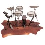 VEGAN COW BETSY - RED BROWN 185x160cm