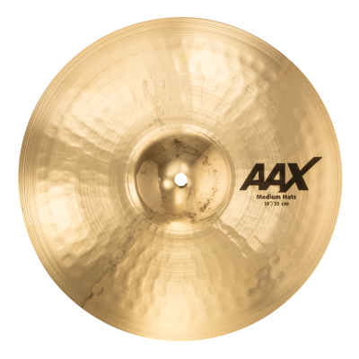 SABIAN 14" AAX Medium Hi-Hats Brilliant Finish