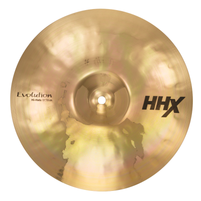 SABIAN 13" HHX Evolution Hit-Hats Brilliant Finish