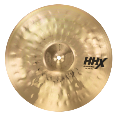 SABIAN 15" HHX Groove Hit-Hats Brilliant Finish