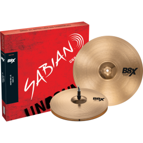 SABIAN B8X First Set. Hi-Hats 14", Crash 16" Thin