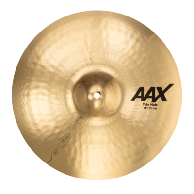 SABIAN 14" AAX Thin Hi-Hats Brilliant Finish