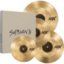 SABIAN AAX Freq Performance Set  Hi-Hats 14" Freq. Crash 16" Freq. Ride 21" Freq. Crash 18" Freq FREE.
