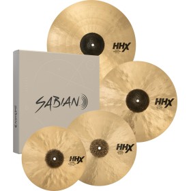 SABIAN HHX Complex Promotional Set. Hit-Hats 14", Crash 16", Thin Ride 20" Medium. Thin Crash 18" FREE