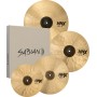 SABIAN HHX Complex Promotional Set. Hit-Hats 14", Crash 16", Thin Ride 20" Medium. Thin Crash 18" FREE