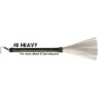 WINCENT STEEL WIRE BRUSH HEAVY 40H (Steel/Real Rubber)