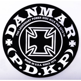 BASS DRUM IMPACT PAD- Iron Cross