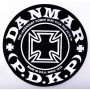 BASS DRUM IMPACT PAD- Iron Cross