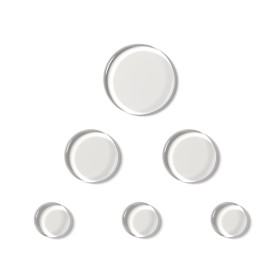SlapKlatz MINI - 6 Gel Pads w/case - Clear