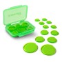 SlapKlatz PRO - 12 Gel Pads w/PRO case - Alien Green