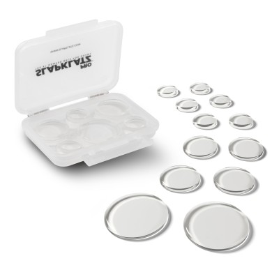 SlapKlatz PRO - 12 Gel Pads w/PRO case - Clear