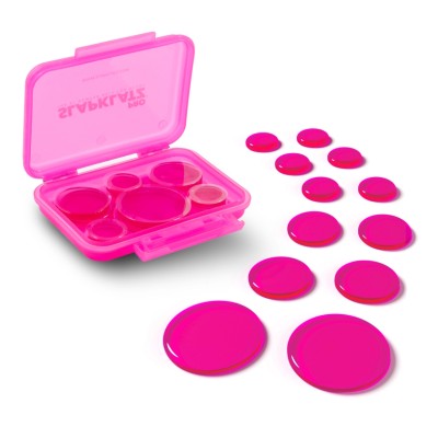 SlapKlatz PRO - 12 Gel Pads w/PRO case - Pink