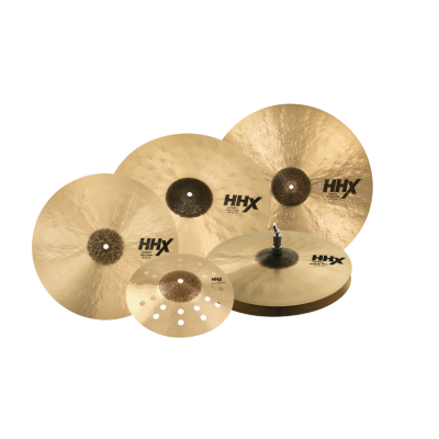 SABIAN HHX COMPLEX PRAISE WORSHIP SET Aero Splash 10" H-H14" Med.Crash 16" Thin.Crash 18" Thin.Ride 21" Med