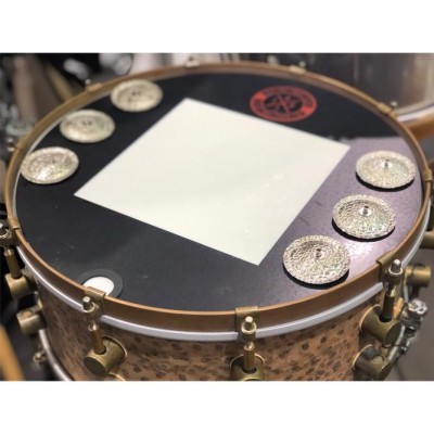 14" Medford Square w/ White Copper Jingles
