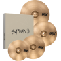 SABIAN B8X Performance Set Plus. Hi-Hats 14", Crash 16" Thin, Crash 18" Thin Free. Ride 20"