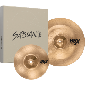 SABIAN B8X Effects Set. Splash 10". China 18"