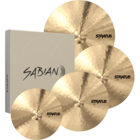 SABIAN STRATUS PROMOTIONAL SET 14" H-H, 16" CRASH, 18" CRASH, RIDE 20"