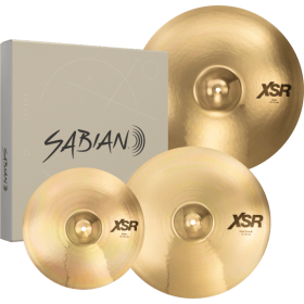 SABIAN XSR Performance Set. Hit-Hat 14", Crash 16" Fast, Ride 20"