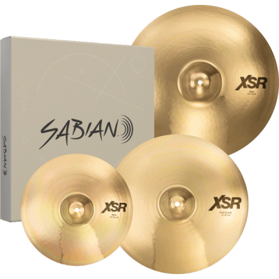 SABIAN XSR Performance Set. Hit-Hat 14", Crash 16" Fast, Ride 20"