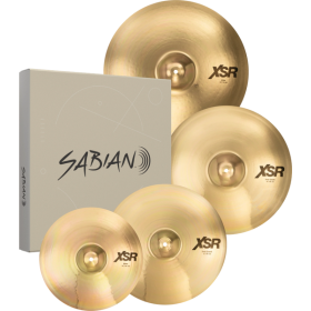 SABIAN XSR Performance Set.  Hit-Hat 14", Crash 16" Fast, Ride 20" Crash 18" FREE