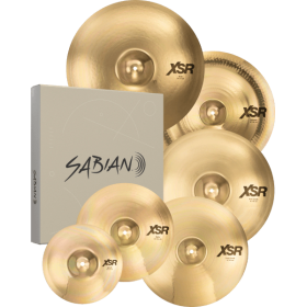 SABIAN XSR Complete Set. Splash 10", Hit-Hat 14", Crash 16",18" Fast, China 18 Ride 20".