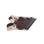 VEGAN COW CLARA - BLACK/WHITE  185x160cm